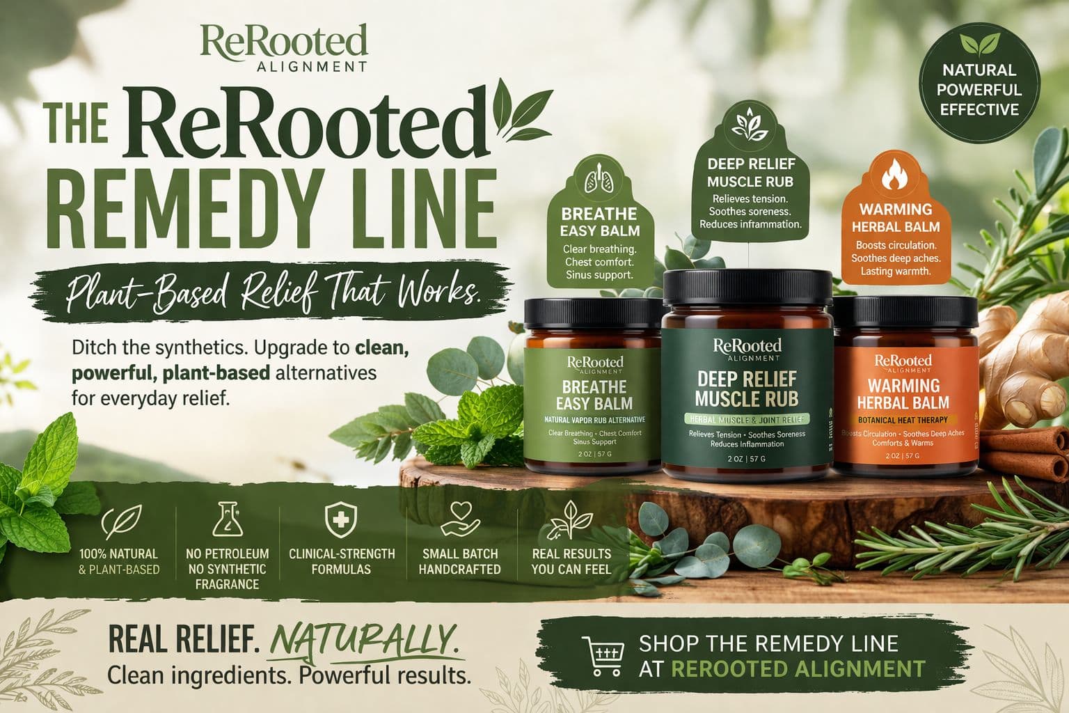 The ReRooted Remedy Line