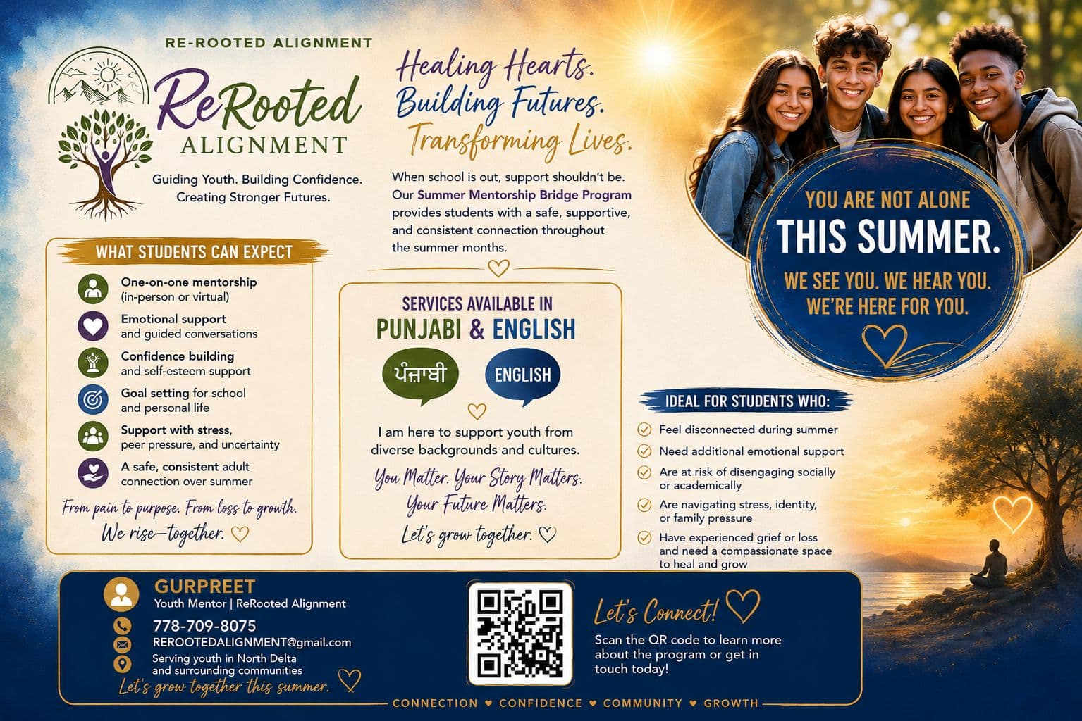 ReRooted Alignment Summer Mentorship Bridge Program